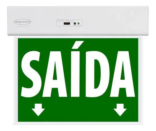 Placa Saída Fotoluminescente Segurimax