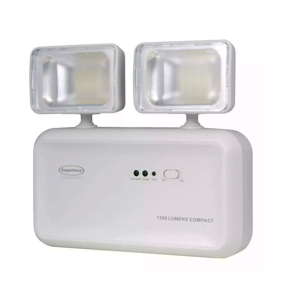 Luminária Emergência 1200 lm Segurimax